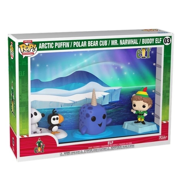 NEW! Elf Movie Deluxe Funko POP! Movie Moment #03 Christmas 2022 Buddy The Elf - Picture 1 of 4